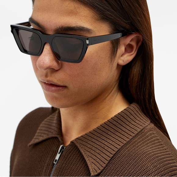 NEW SAINT LAURENT CAT EYE SL633 CALISTA 001 SUNGLASSES SAINY LAURENT CALISTA - Picture 5 of 5